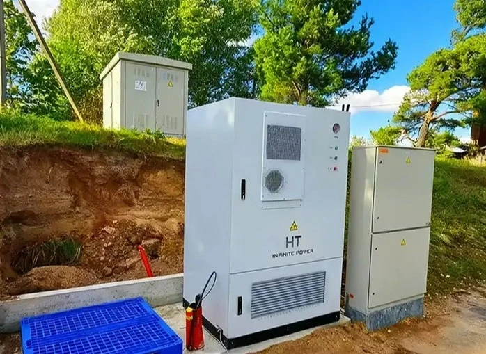 Projets d’alimentation énergétique par stockage d’énergie extérieur de HT Infinitepower